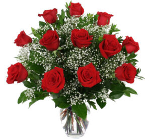 A Dozen Lovely Red Roses