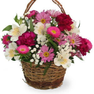 Cheerful Flower Basket