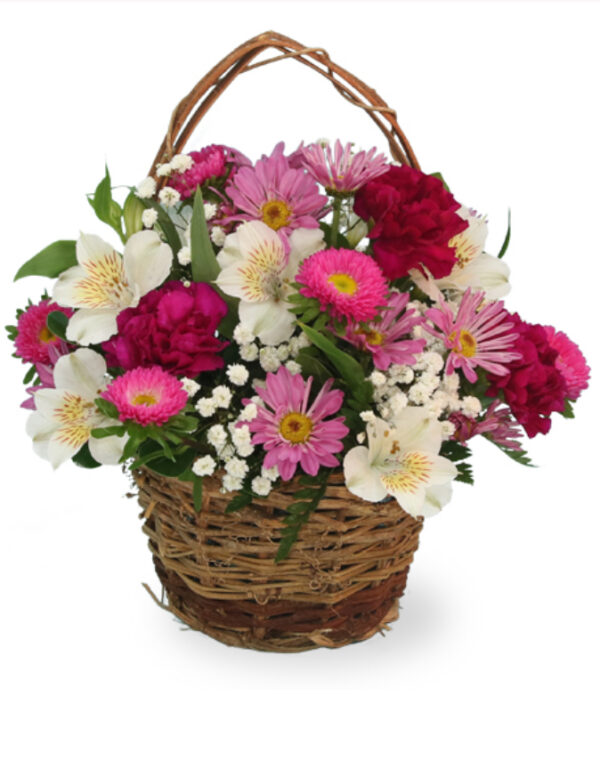 Cheerful Flower Basket