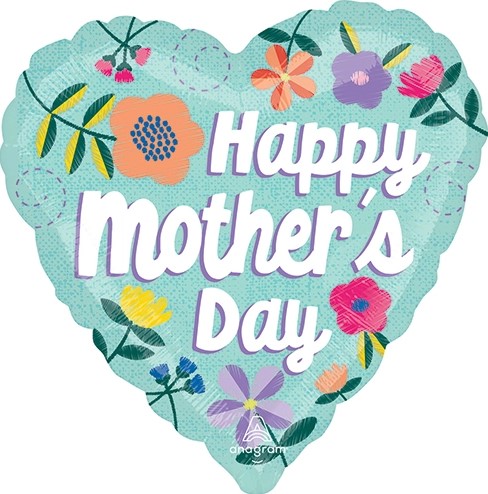 Happy Mother's Day Balloon Cluster