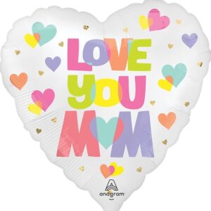 I Love You Mom Balloon Cluster