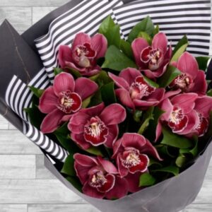 Cymbidium Orchid Wrap Bouquet