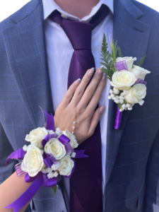 Corsage & Matching Boutonnière Set